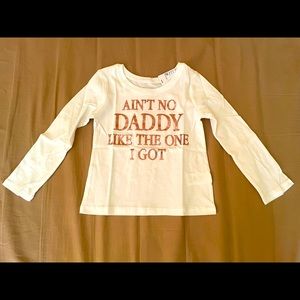 The Children's Place Glitter Daddy Shirt